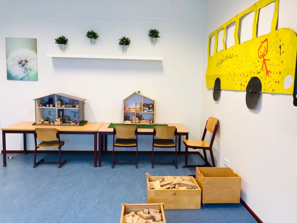 Interieur AZC school De Waaier