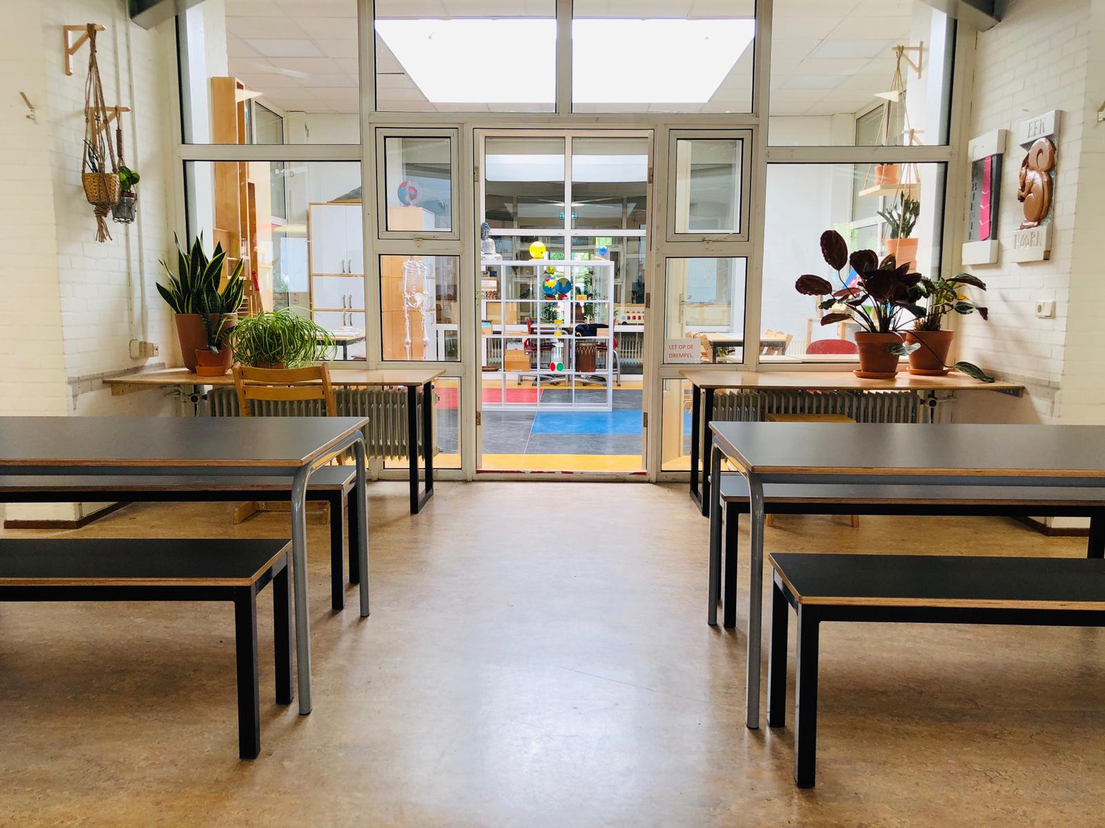 Interieur montessorischool Wij de Wereld