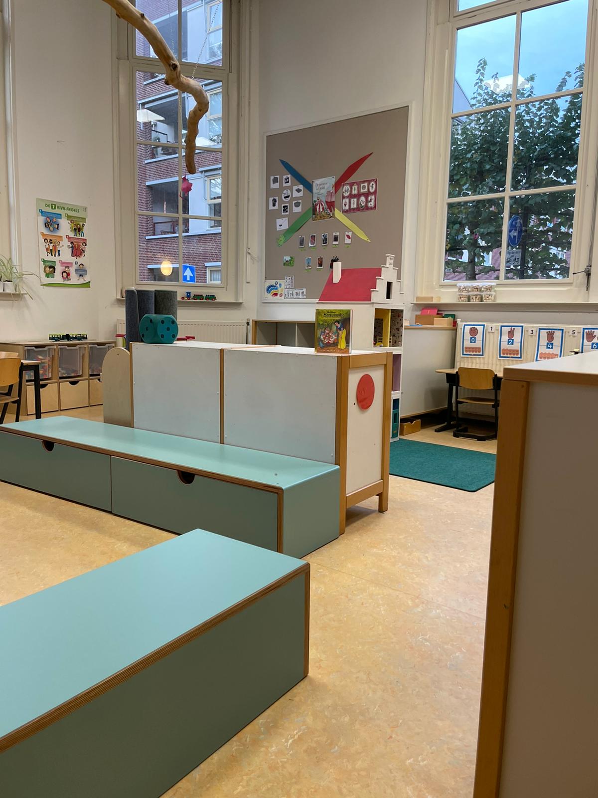 Interieur daltononderwijs Hagenpoort