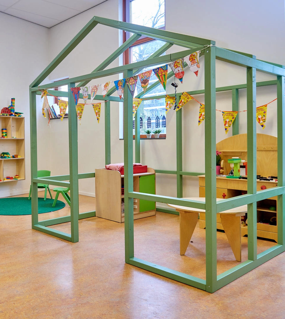 Bengels en kloddertje huishoek meubilair van hout