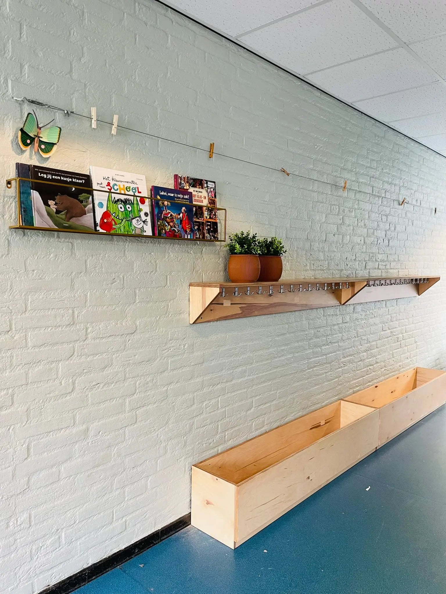 inrichting garderobe de Liaan