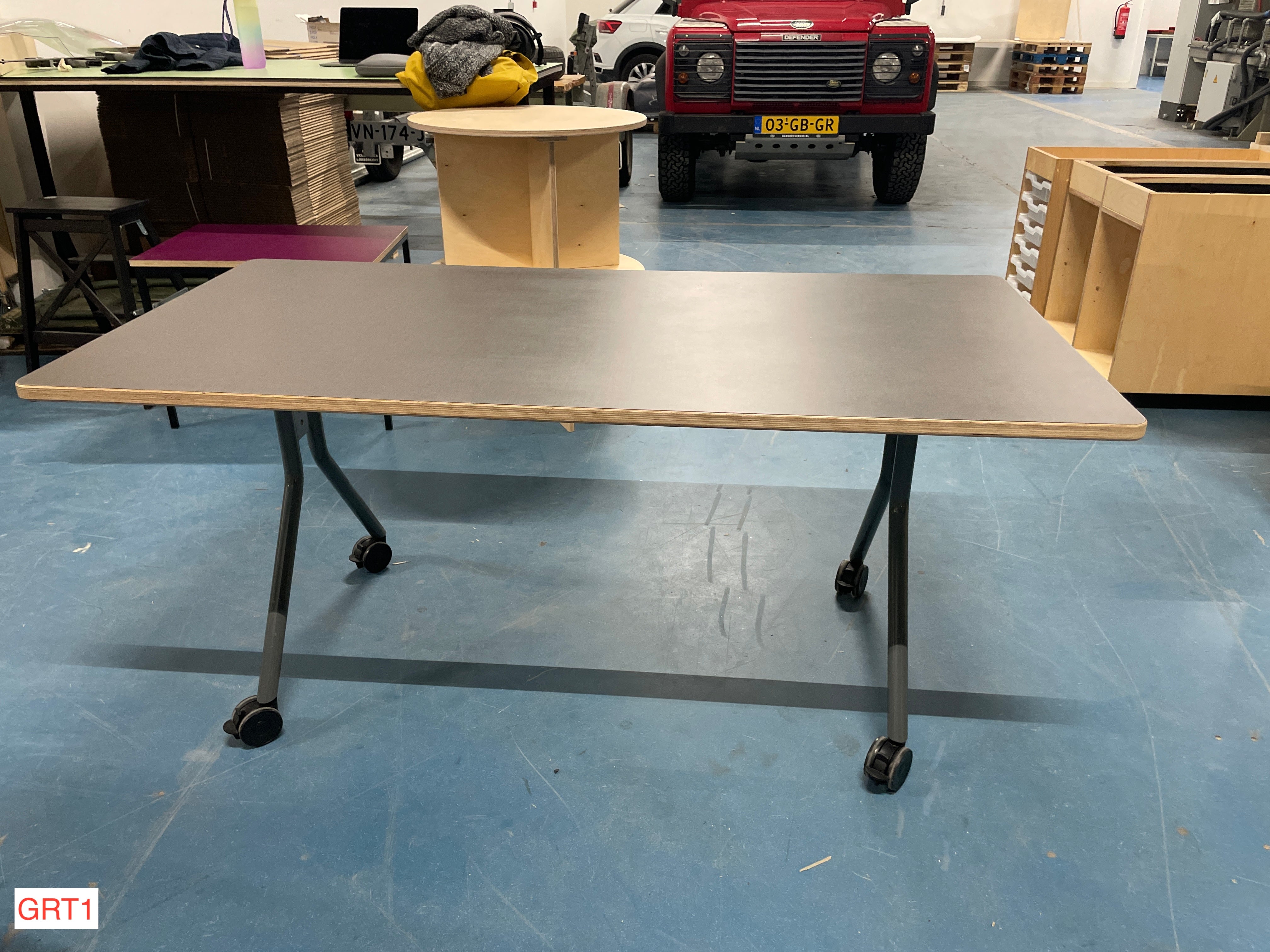 groepstafel, op wielen