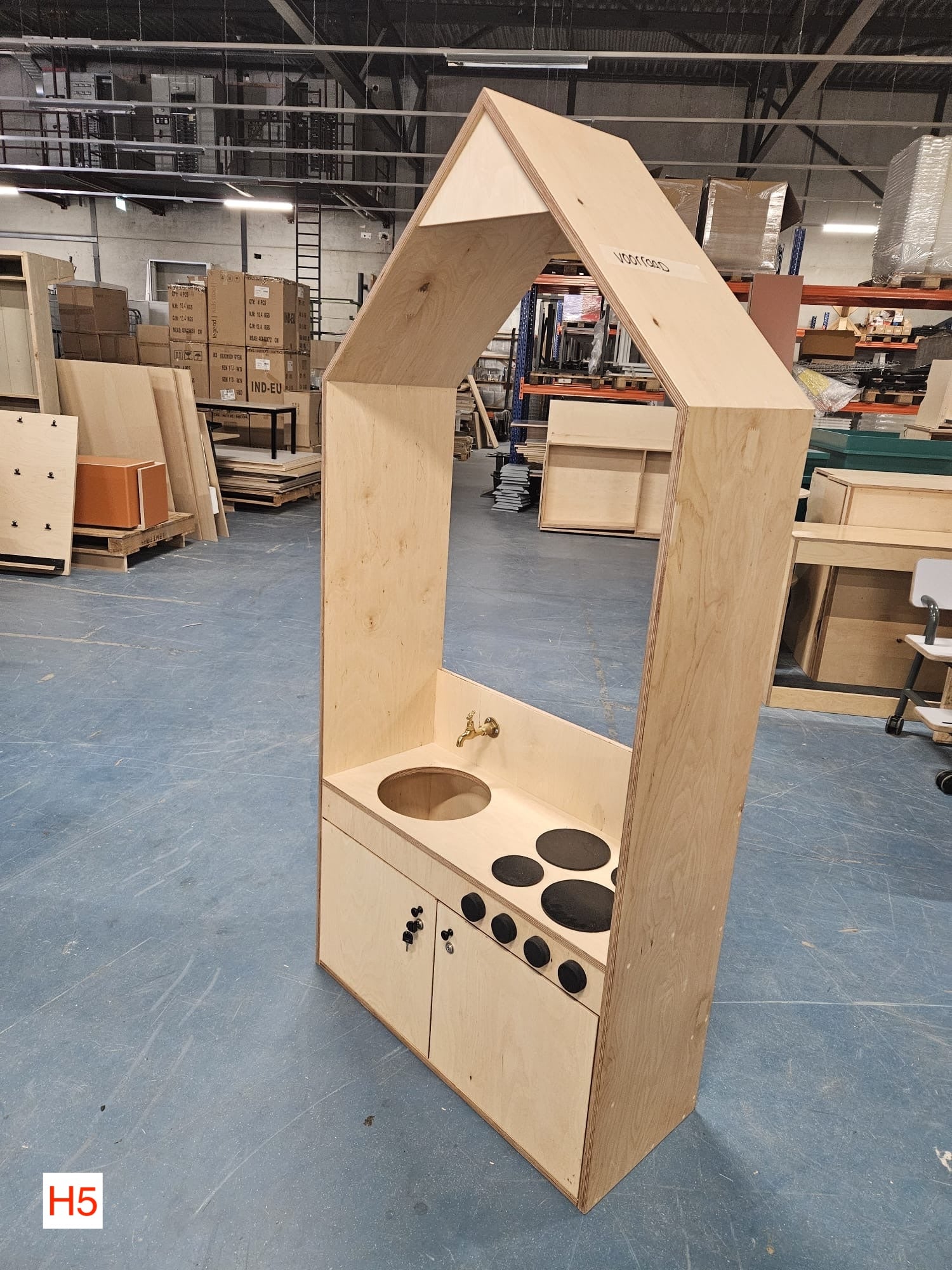 Voorraad producten: huisjes