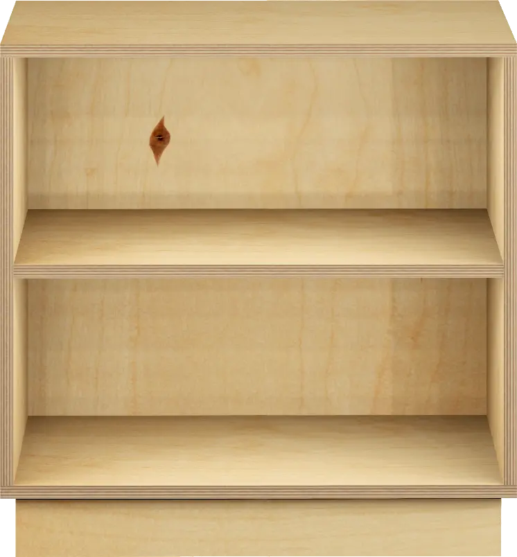 kast met schap, op plint