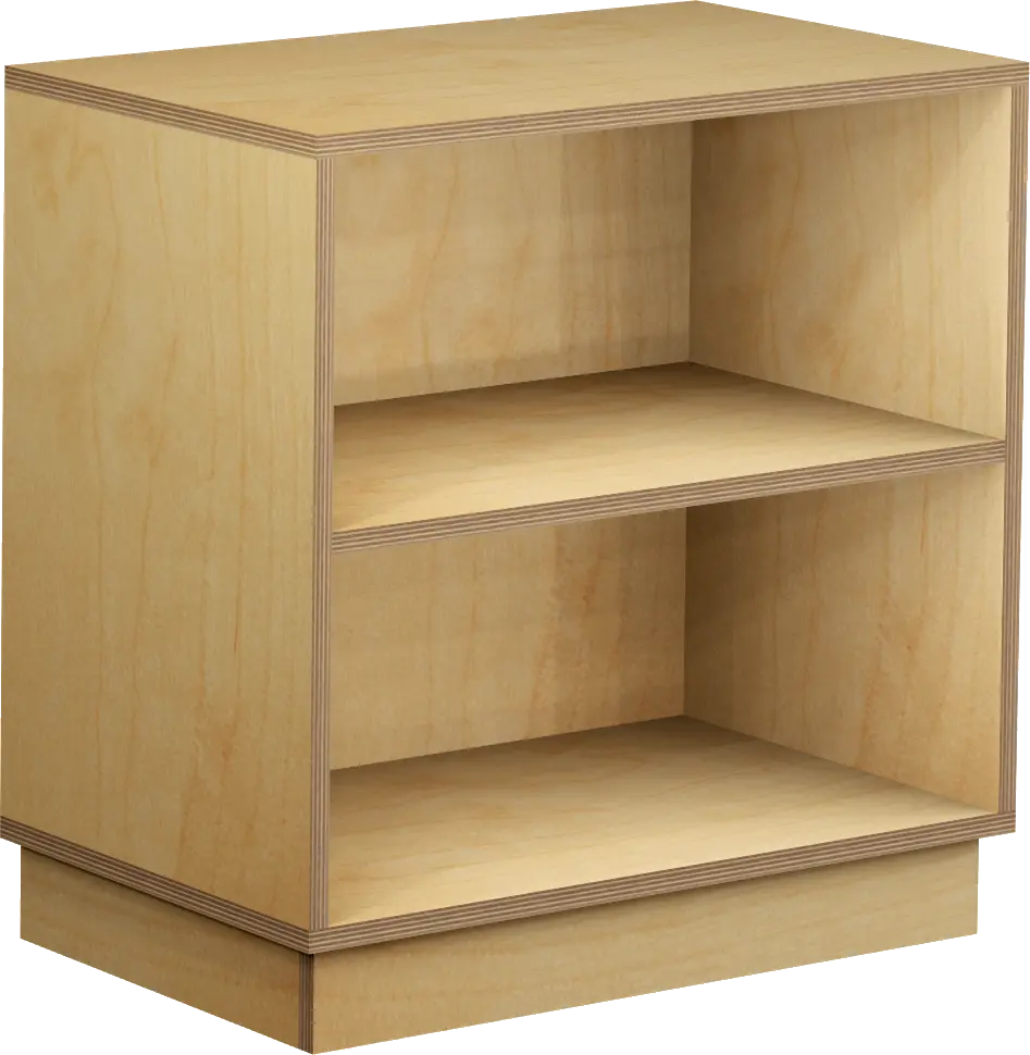 kast met schap, op plint