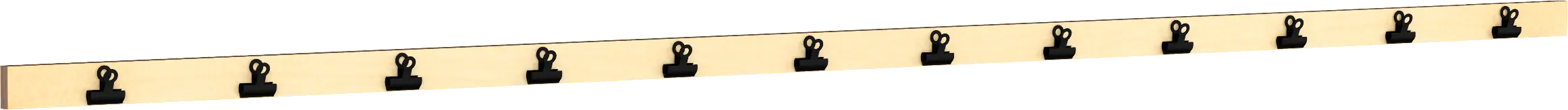 klemlat met 12 klemmen