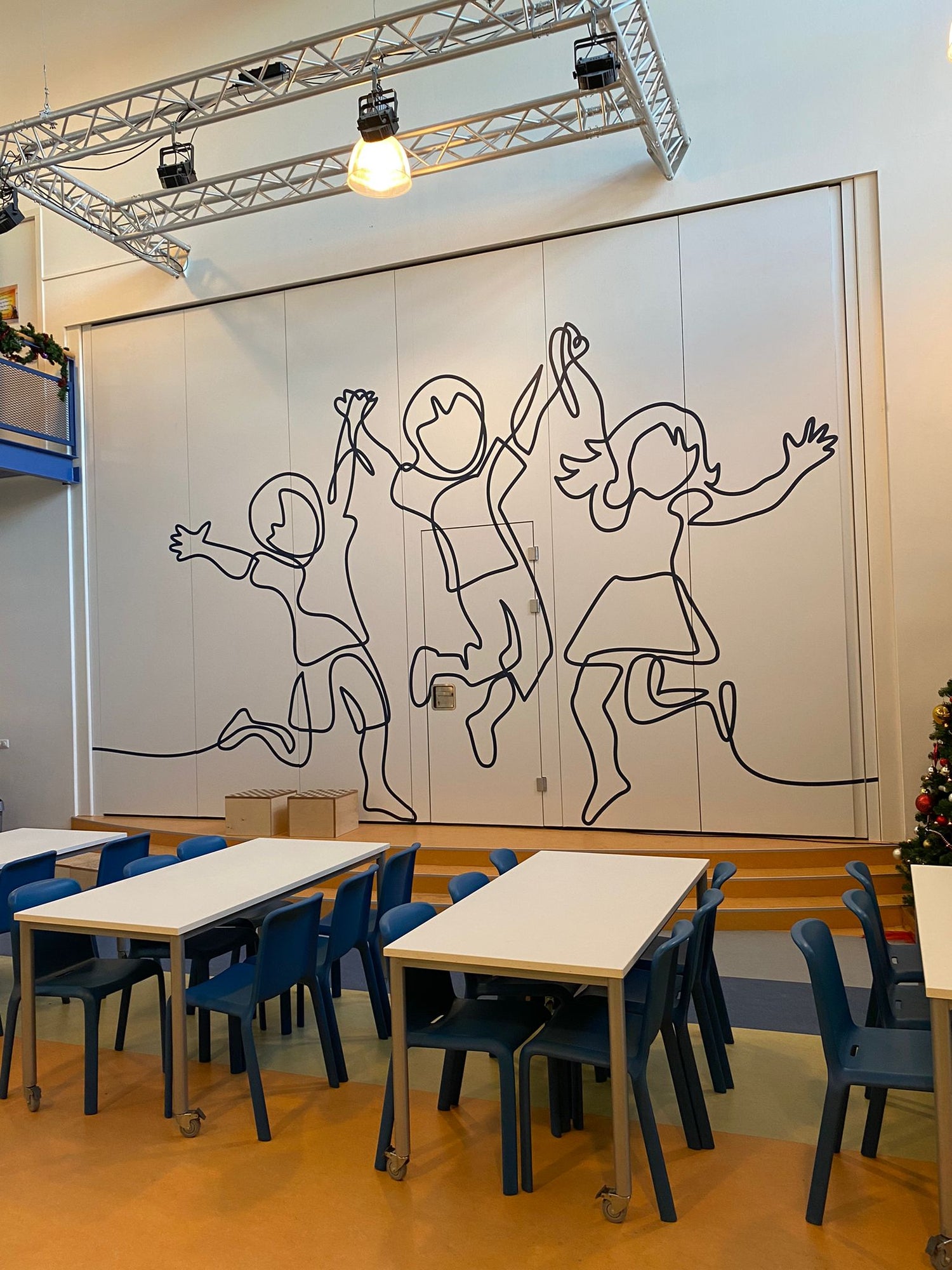 Interieur leerplein Sint Jozefschool Moordrecht