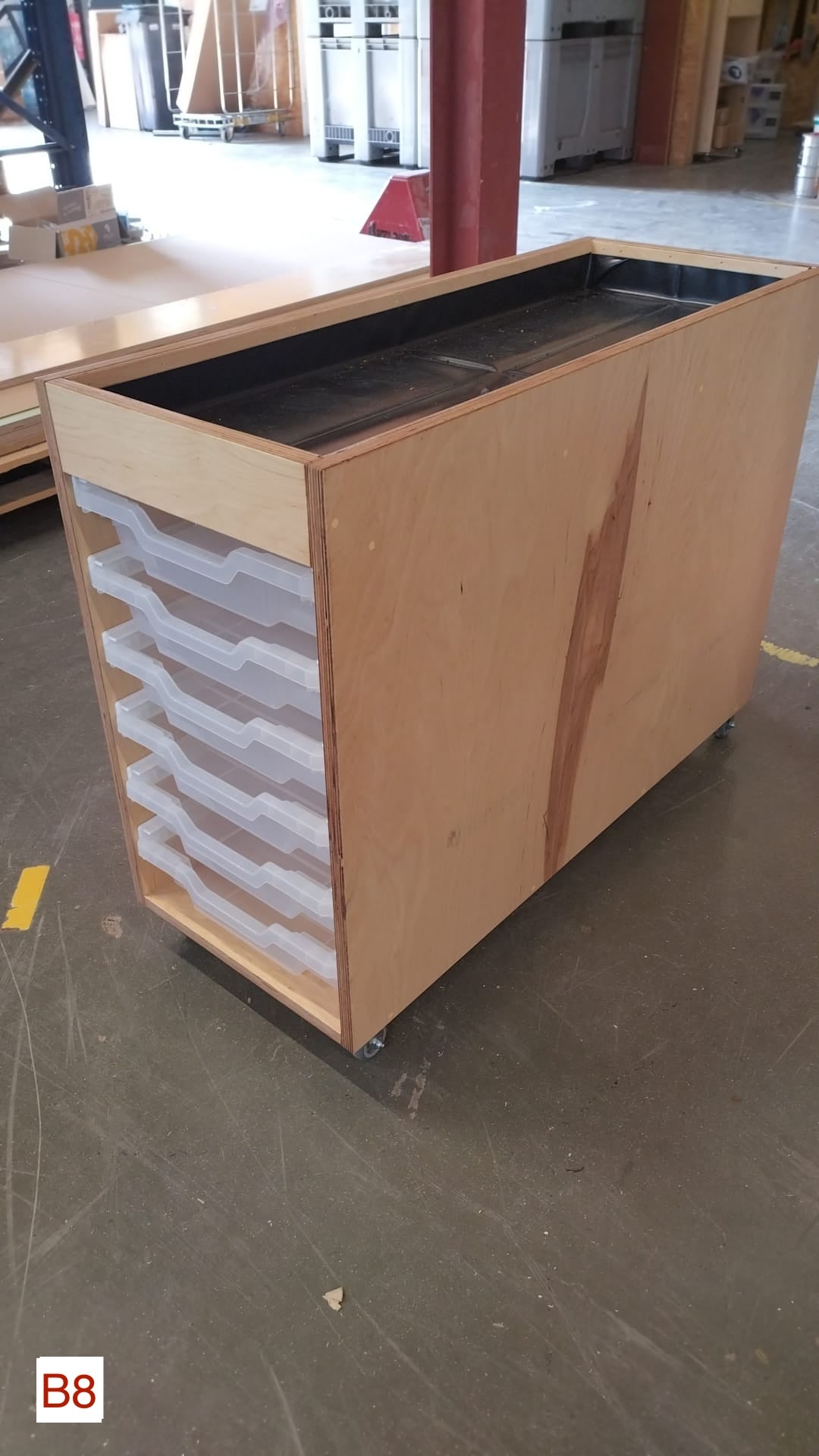 Voorraad producten: opbergers