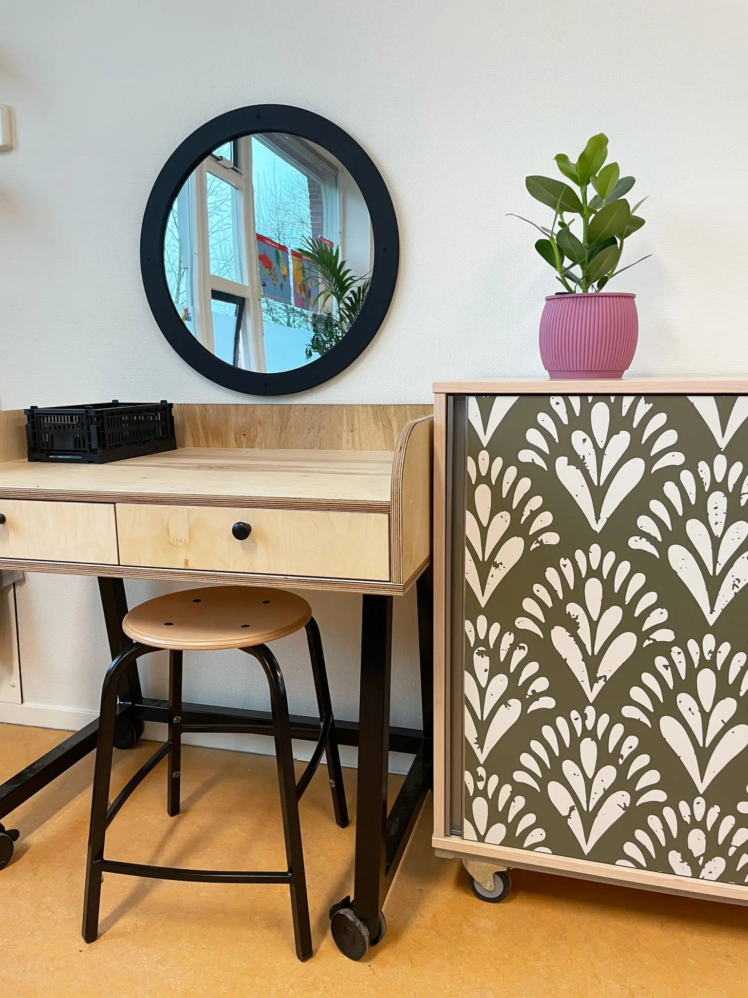 spiegel rond 80