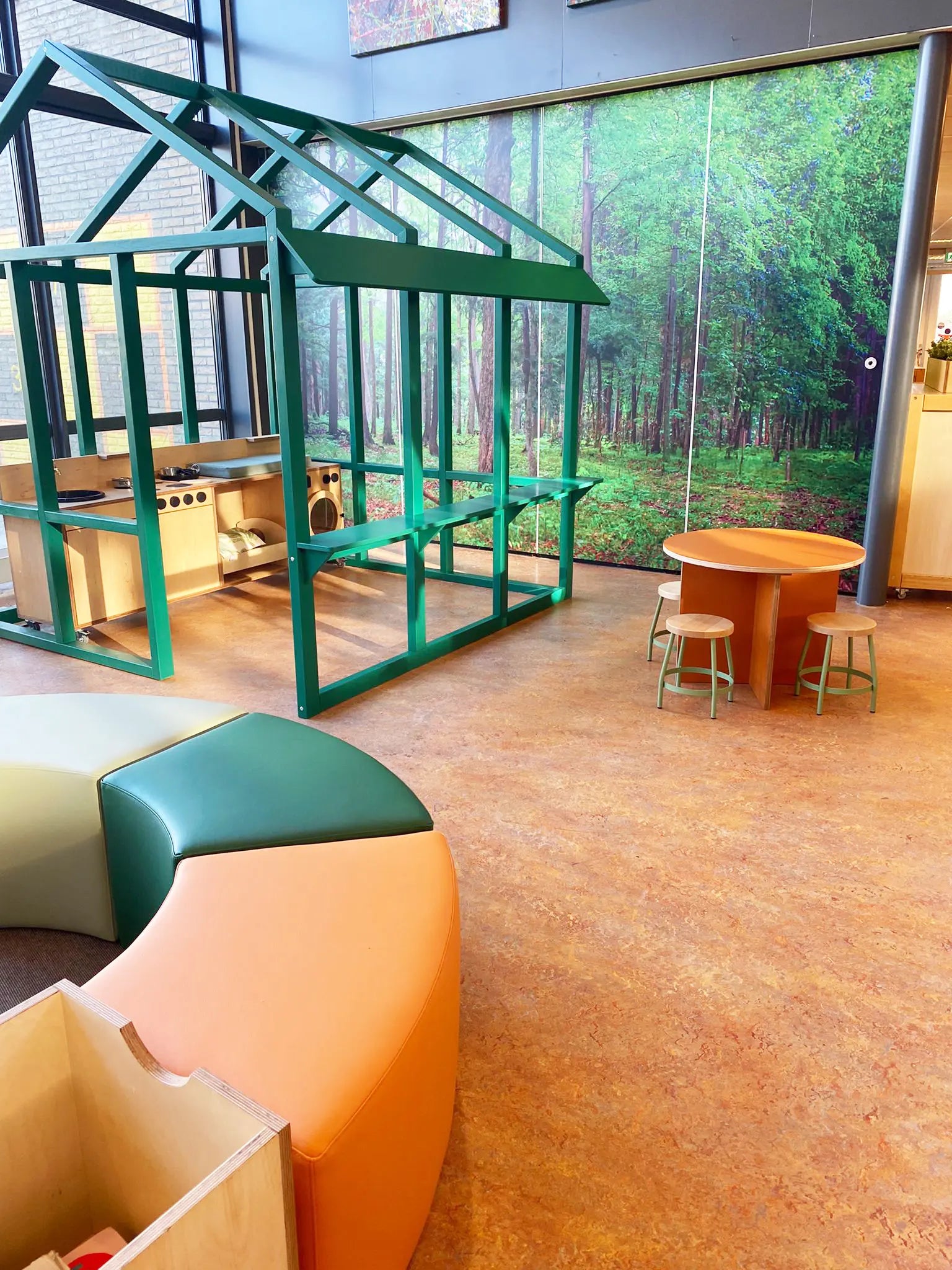 huishoek tafel rond