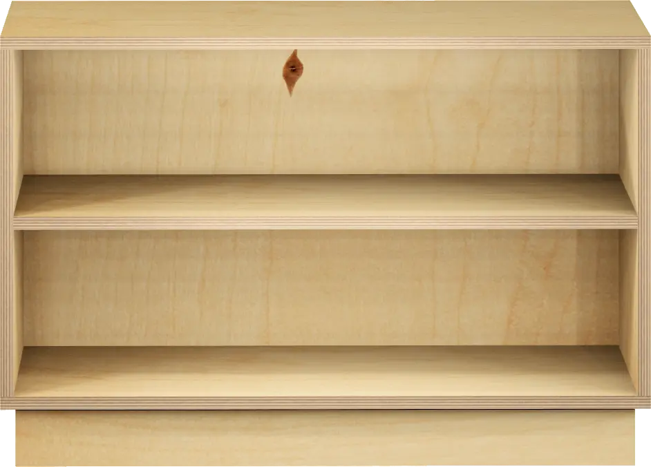 kast met schap, op plint