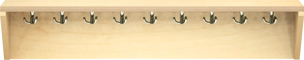 garderobe aan wand