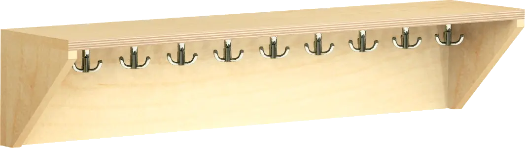 garderobe aan wand