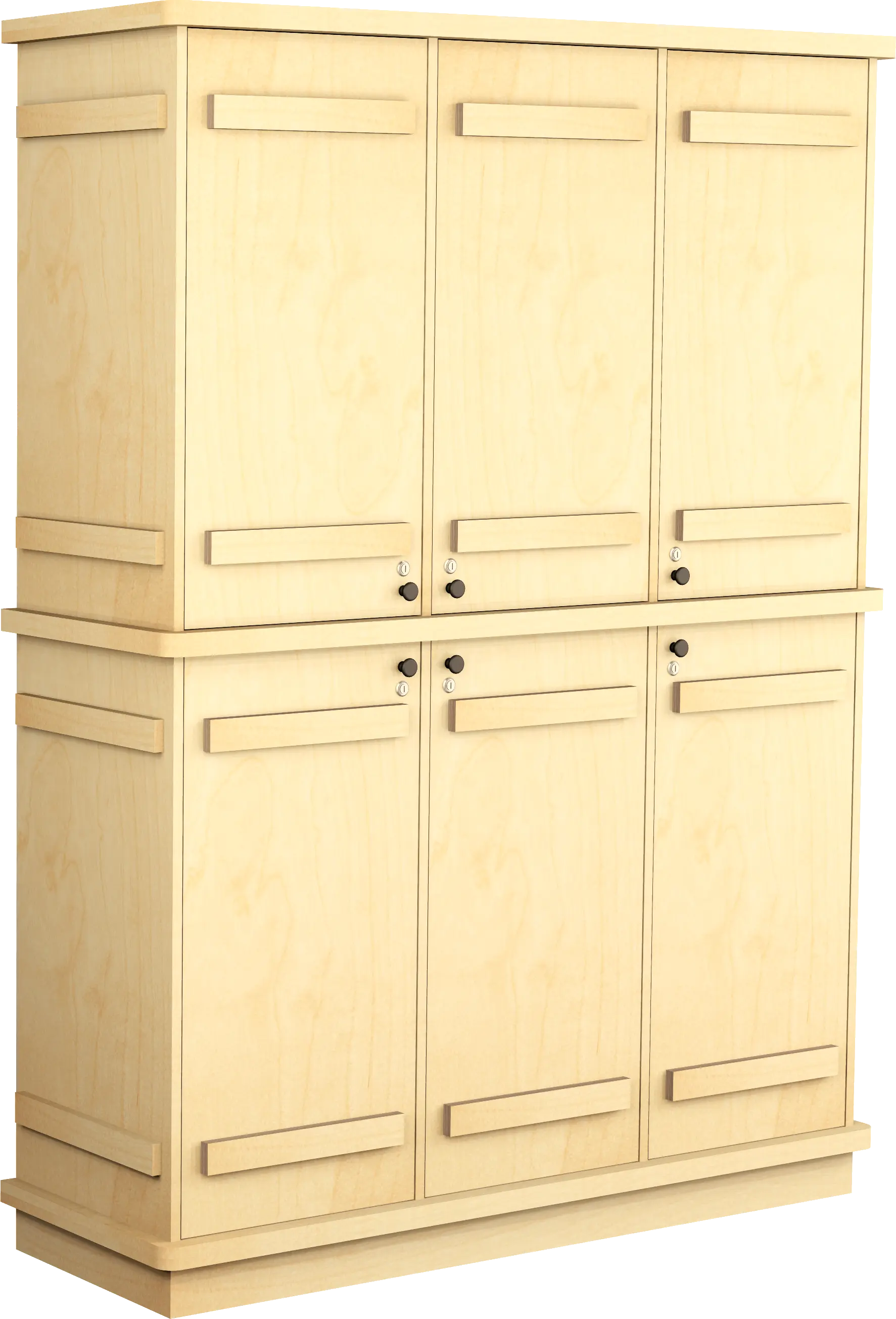 kast basic, met 6 deuren