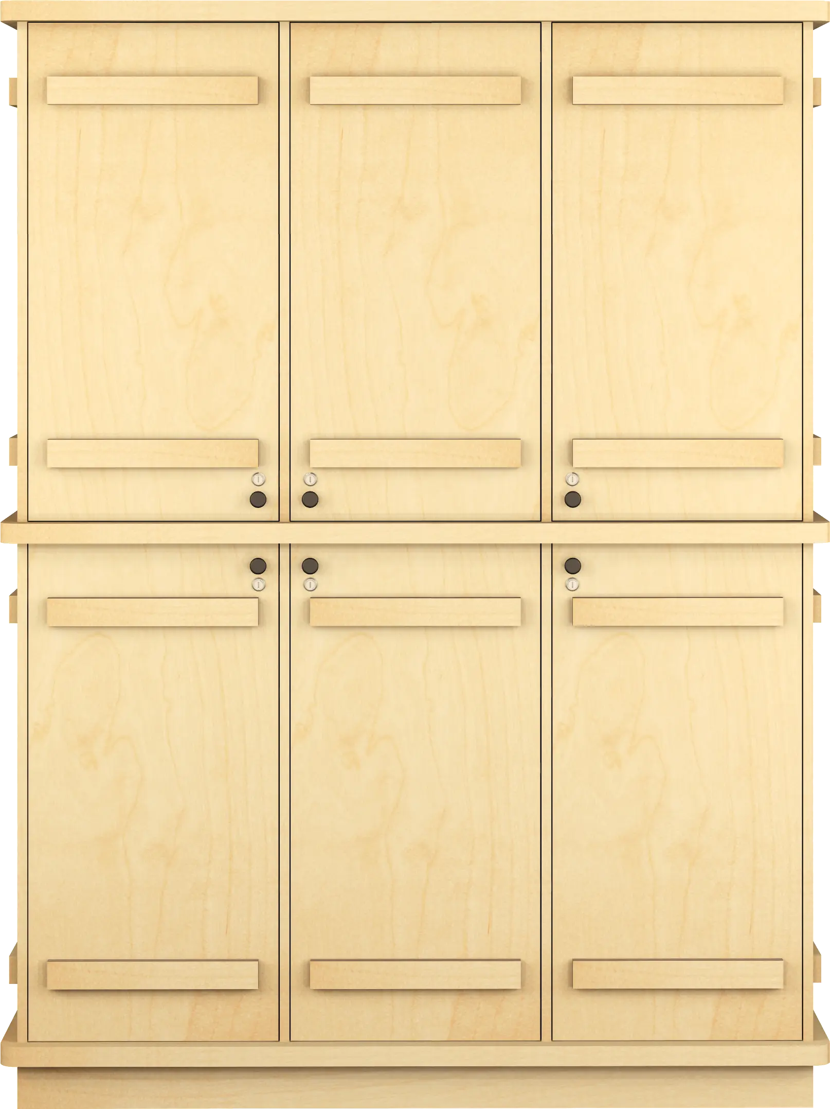 kast basic, met 6 deuren