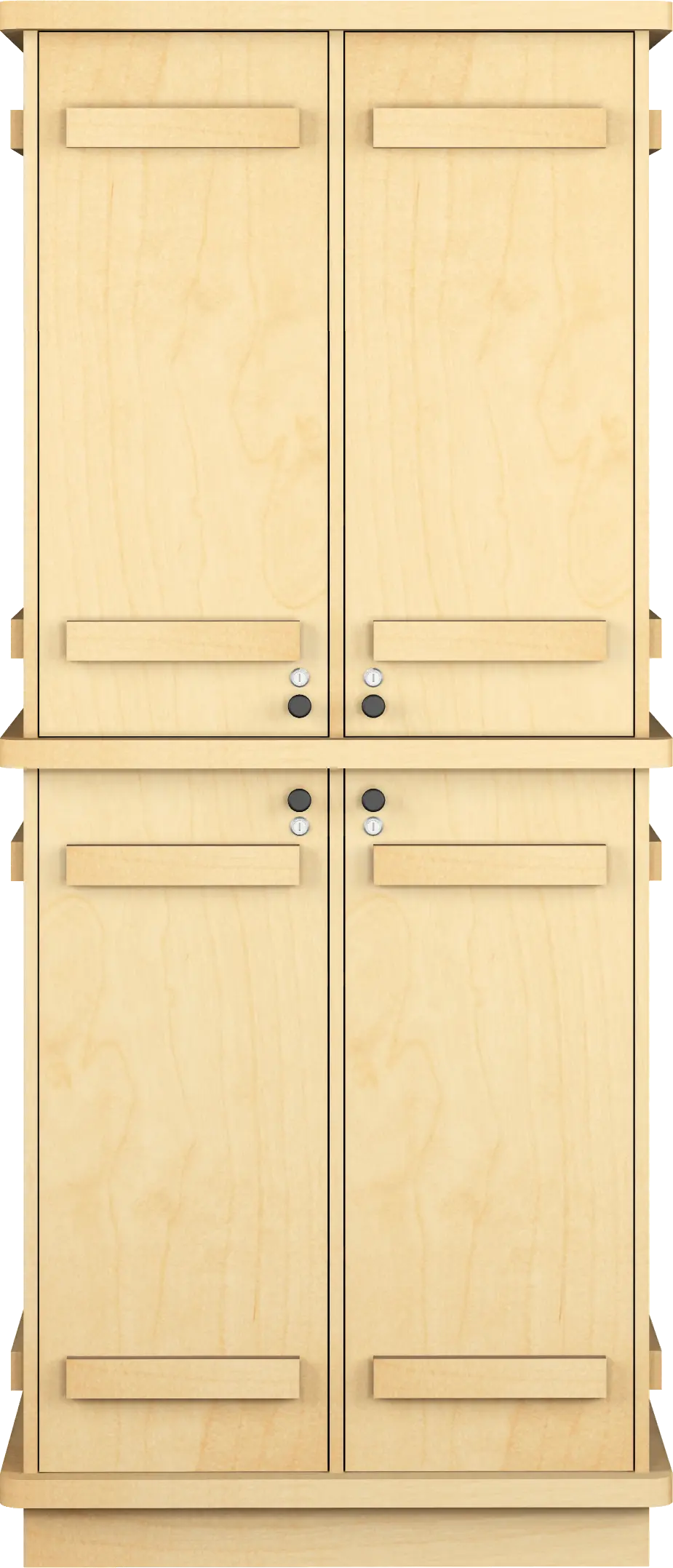 kast basic, met 4 deuren